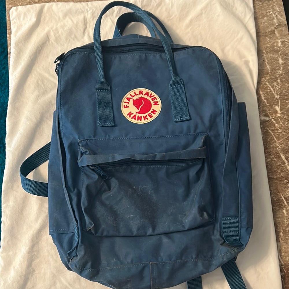 Blue kanken backpack